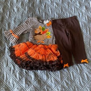 Rare Editions Baby Girl Thanksgiving Two Piece